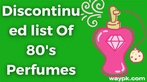 popular discontinued perfumes|discontinued 80s perfume list.